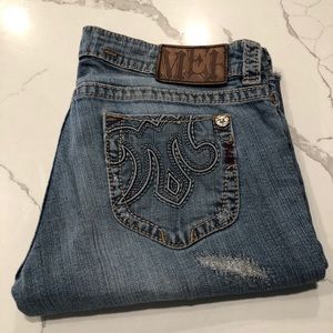 Mek Denim Bermuda Jean shorts